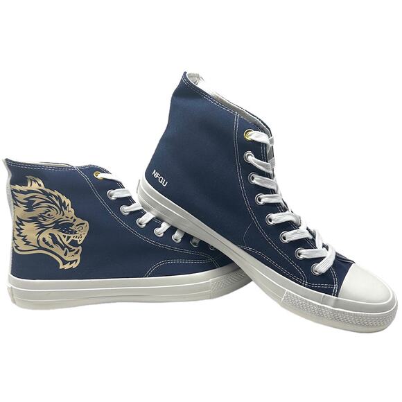 Darc Sport Other - Darc Sport High Top Shoes W1-DIOS Wolves Forever NFGU Sneakers in Navy/Tan